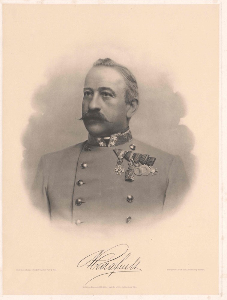 Ambros Ritter von Mras (print) by Artist Unknown