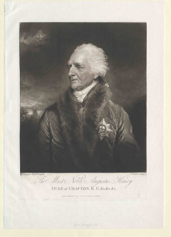 Augustus Henry Fitzroy, Duke of Grafton by Artist Unknown