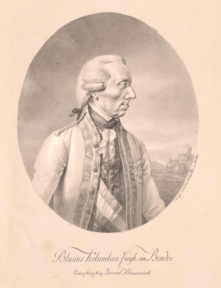 Johann Blaise Baron Bends by Artist Unknown: Fine art print