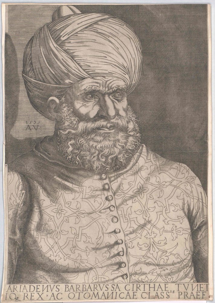Ottoman ruler in Algiers Chaireddin Barbarossa