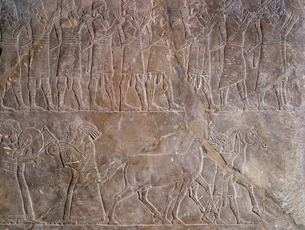 Oriental Antiquities: Detail of a Bas-Relief in Limestone: The ...