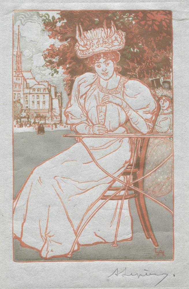 Paris Almanac, 1897: Summer by Auguste Louis Lepère