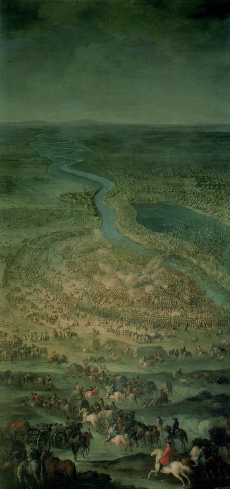 The Battle of Senta, 11th September, 1697 (at which the Imperial troops ...