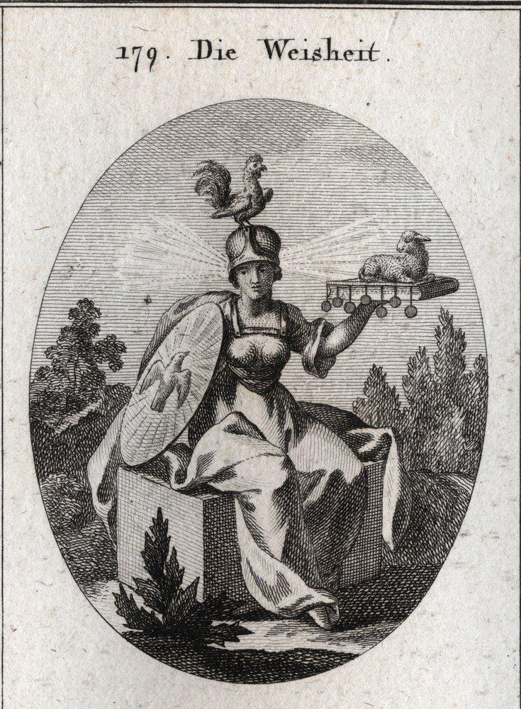 Allegory of Wisdom by Austrian School
