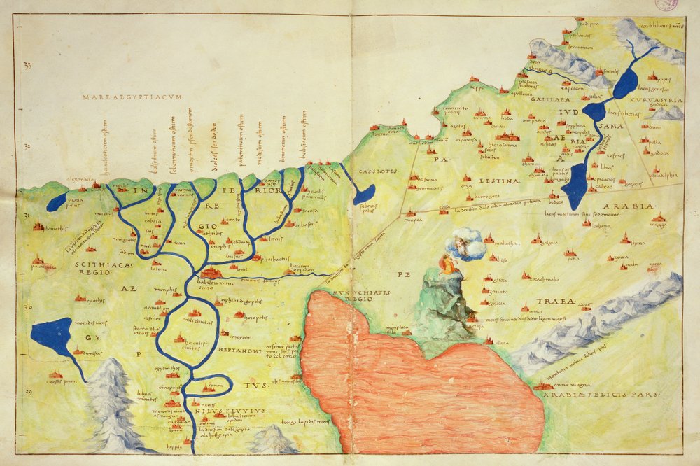 The Middle East, from an Atlas of the World in 33 Maps, Venice, 1st ...