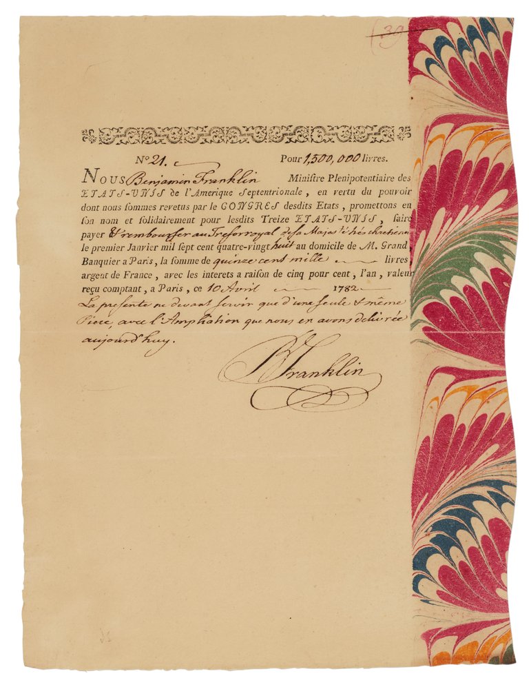 Benjamin Franklin letter by Benjamin Franklin