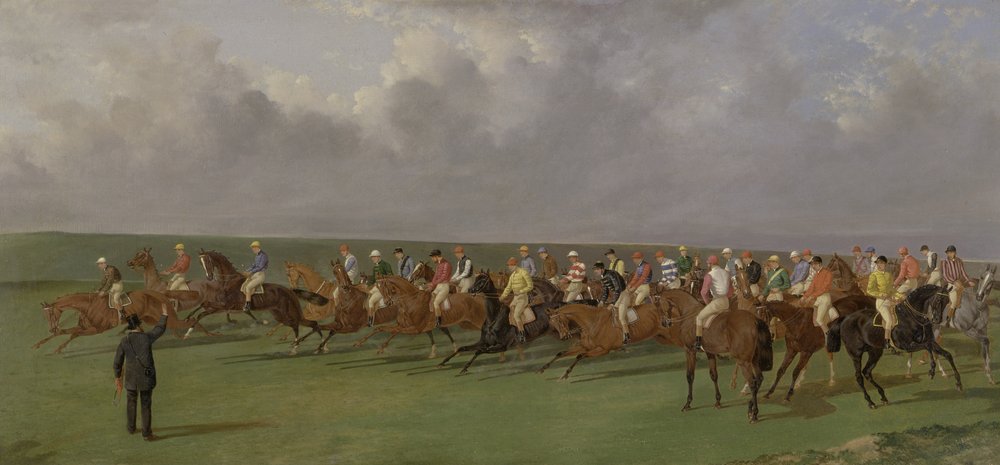 Silks and Satins of the Turf, 1865 by Benjamin Herring