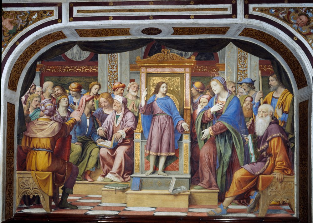 The Dispute in the Temple, or Christ Among the Doctors, 1525 by Bernardino Luini