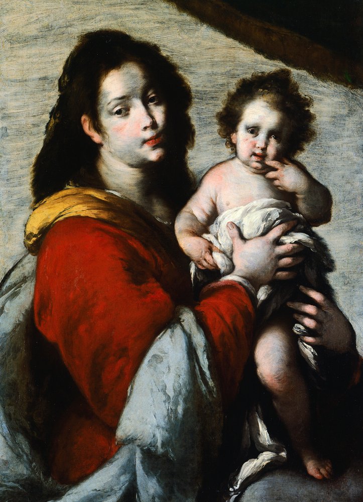 Madonna and Child by Bernardo Strozzi: Buy fine art print