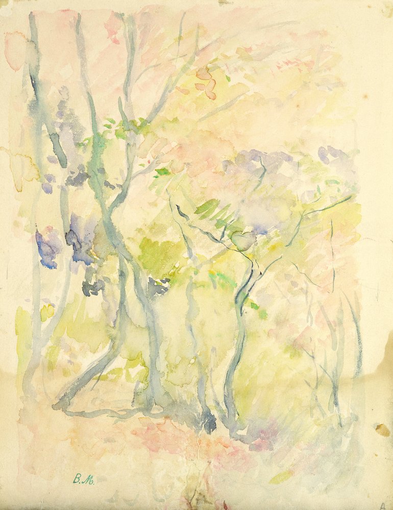 Forest in Fontainebleau, 1893 by Berthe Morisot