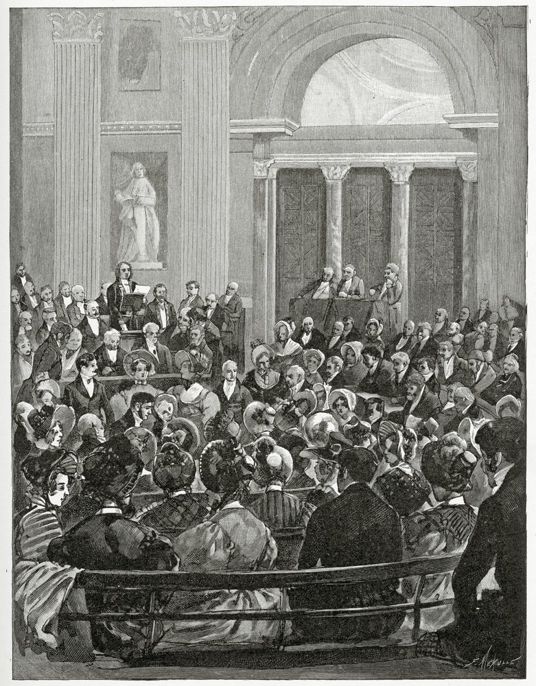 Discours de réception de Victor Hugo, 19th Century by Carl Christian Vogel von Vogelstein