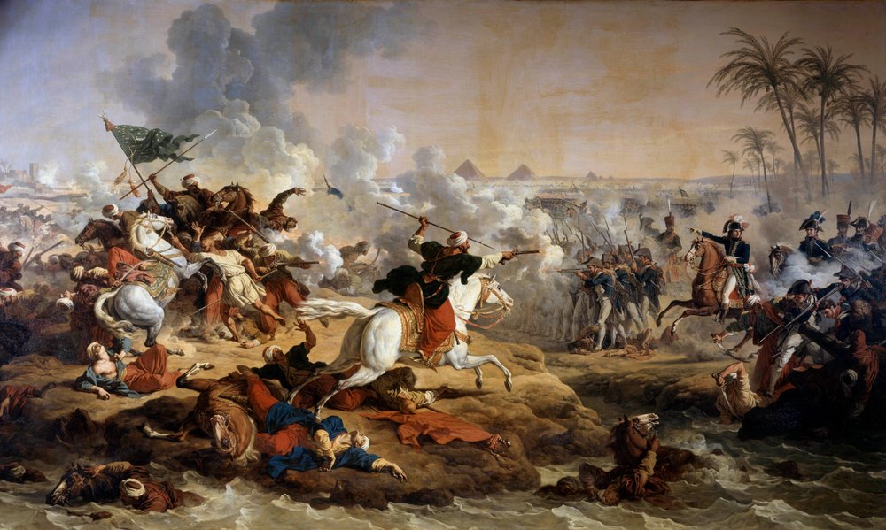 The Battle of the Pyramids, 1798 by Carle Vernet