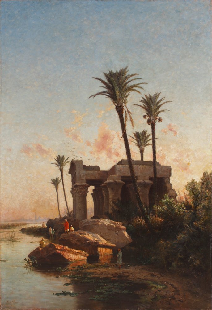 Egyptian Landscape by Carlos de Haes