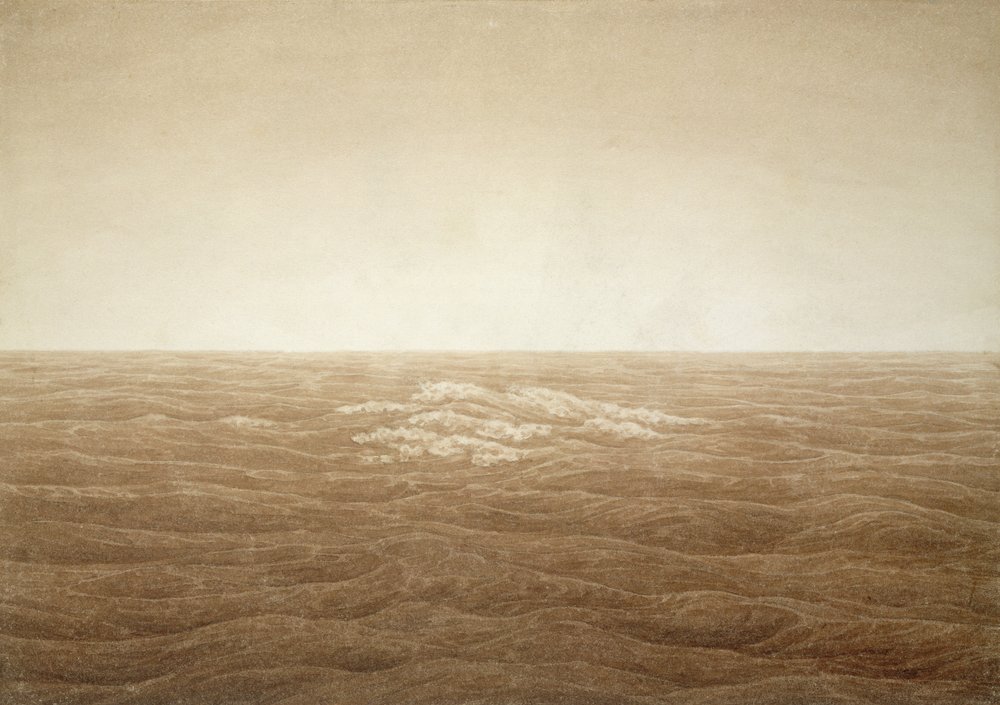 Sea at Sunrise, 1828 by Caspar David Friedrich