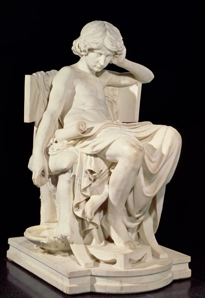 The Young Aristotle, 1870 by Charles Jean Marie Degeorge