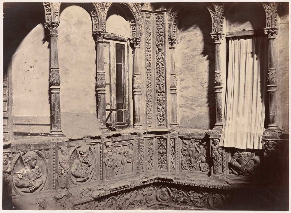 Zaragoza, Patio de la Casa Conocida con el Nombre de los Infantes by Charles Clifford