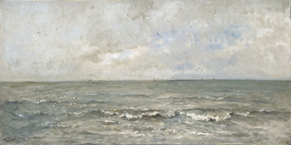Seascape by Charles Francois Daubigny