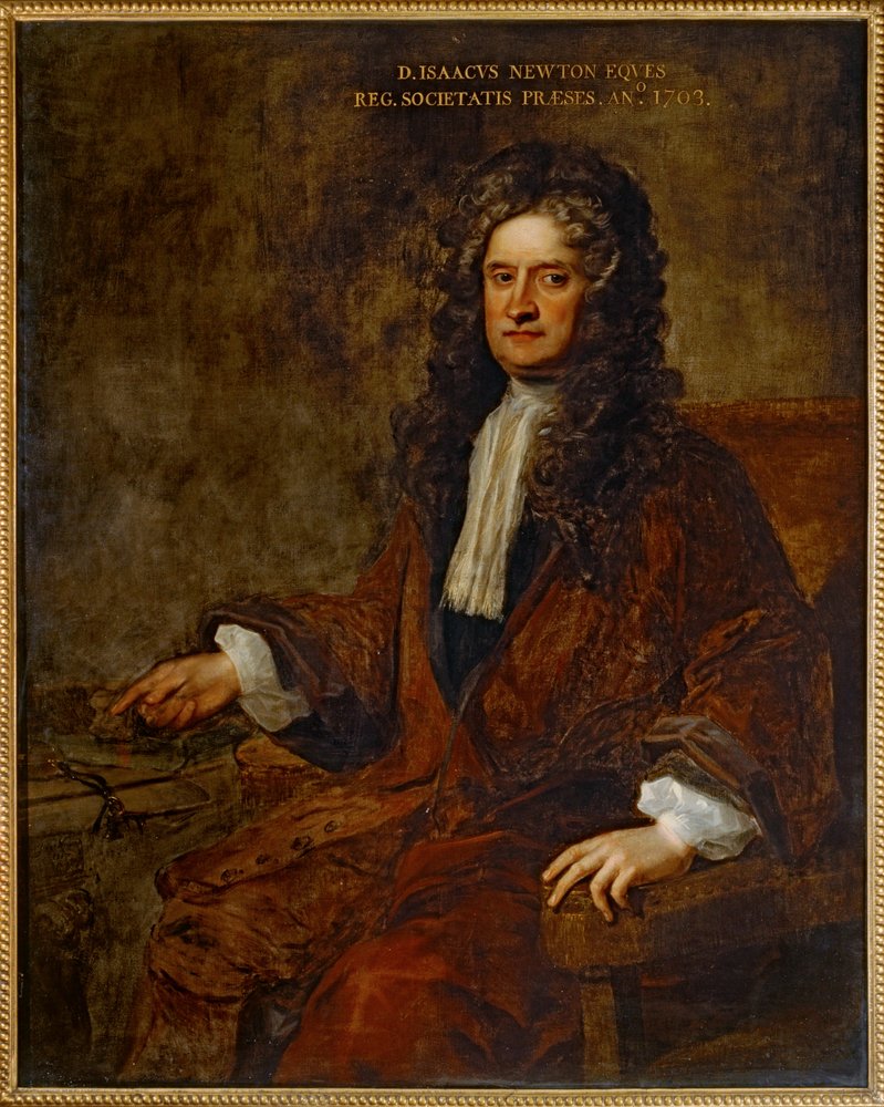 Portrait of Sir Isaac Newton by Charles Jervas