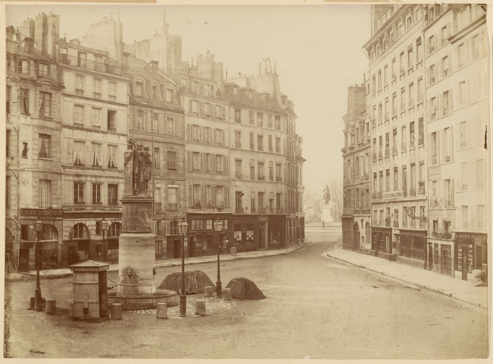 The Old Fountain of Place Dauphine by Charles Marville