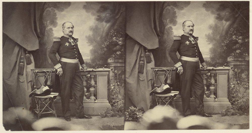 General Corréard, Commandant of the Troops at Nice, After Annexation by Charles Nègre