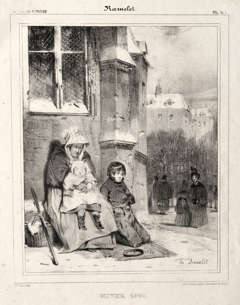 Winter by Charles Ramelet: Premium art reproduction