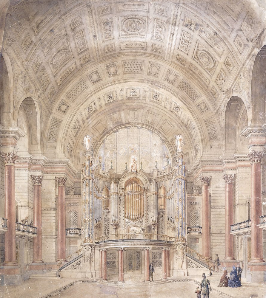 The Interior of the Great Hall, St George's Hall, Liverpool