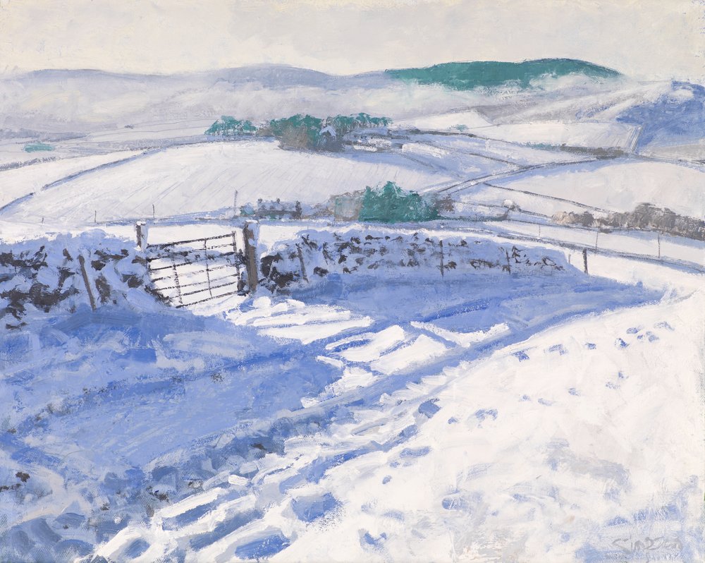 Snow: Mist on the Hills, 2016 by Charles Simpson