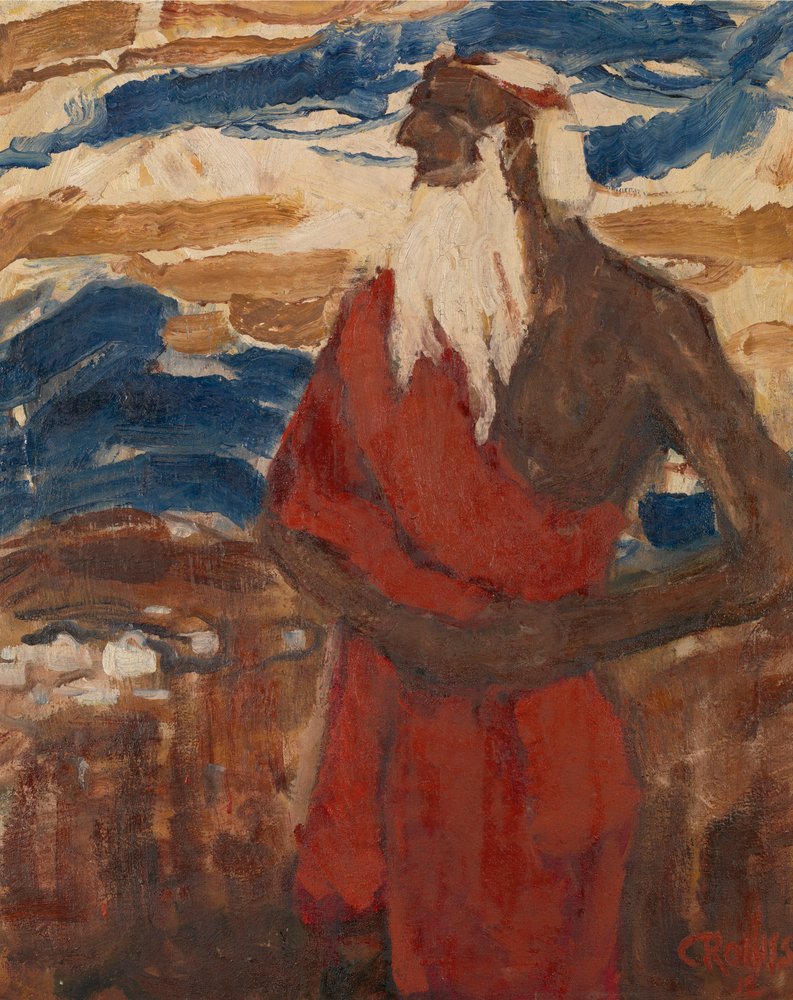 Moses Beholds the Promised Land by Christian Rohlfs