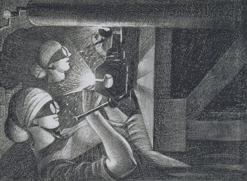 Acetylene Welders by Christopher Richard Wynne Nevinson