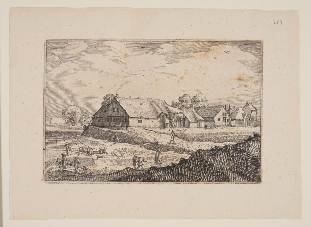 Farms and Bleaching-Fields, from Views in the Surroundings of Haarlem by Claes Jansz. Visscher