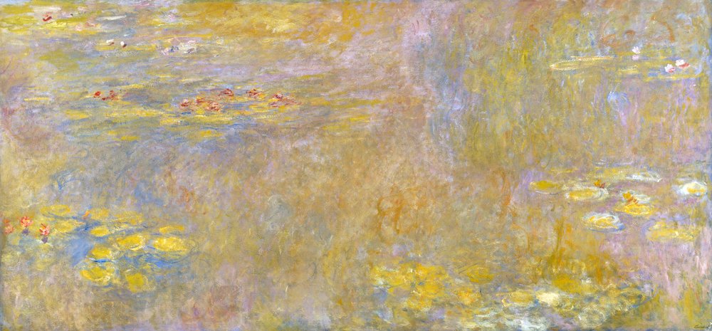 Water Lilies ("Yellow Nirvana") by Claude Monet