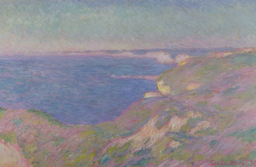 The Cliffs Near Dieppe, 1897 by Claude Monet