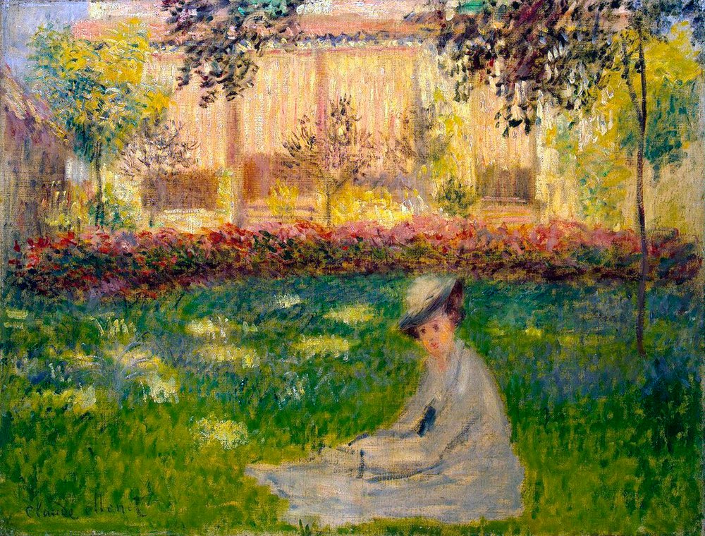 Woman in a Garden, 1876 by Claude Monet