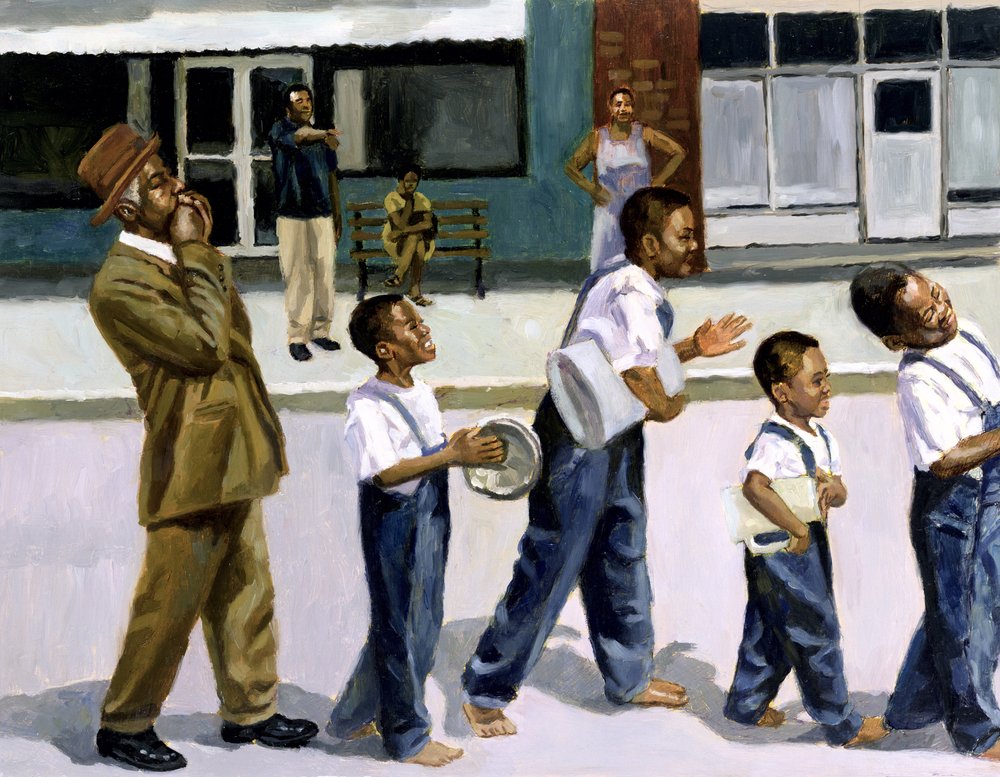 The Marching Band by Colin Bootman: Premium art reproduction