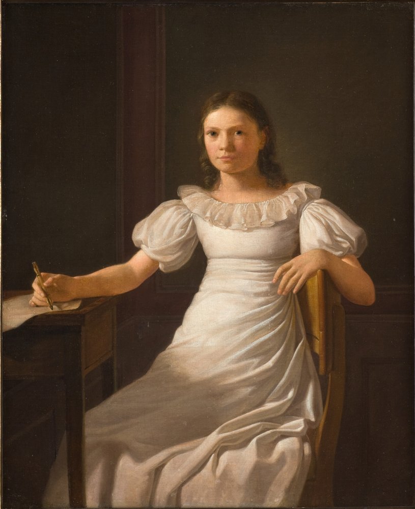 The Artist's Sister Alvilde by Constantin Hansen