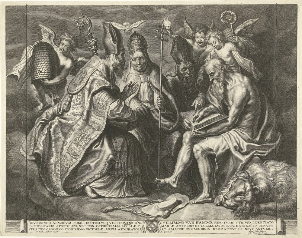 The Four Church Fathers by Cornelis Galle (I)
