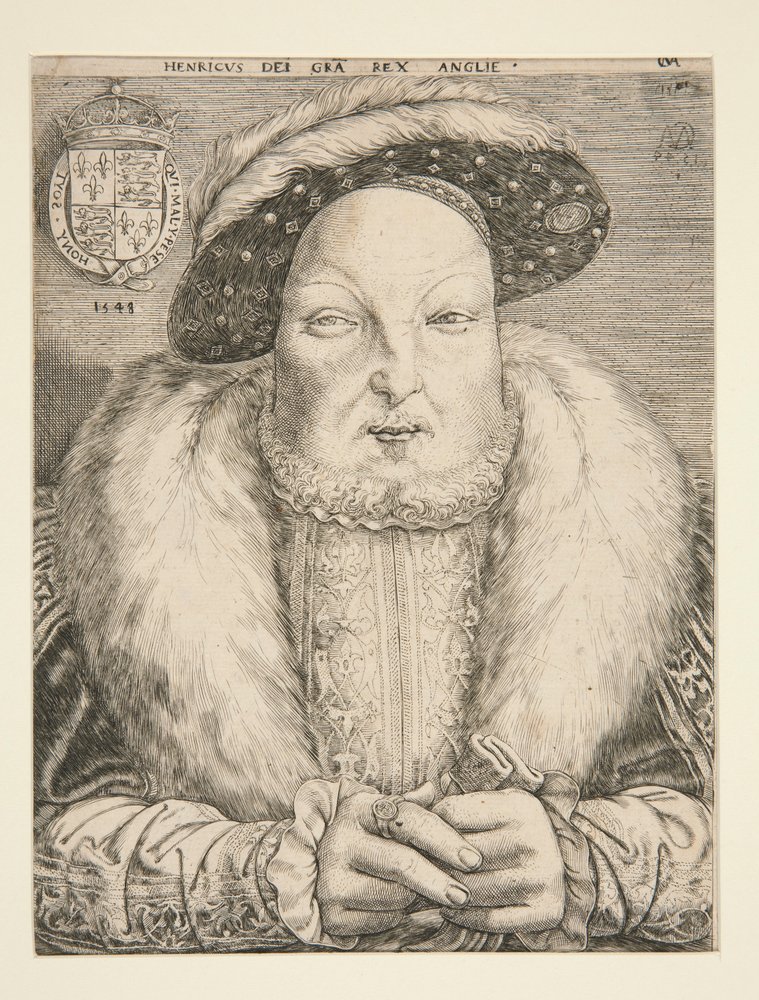 Henry VIII by Cornelis Massys: Premium art reproduction