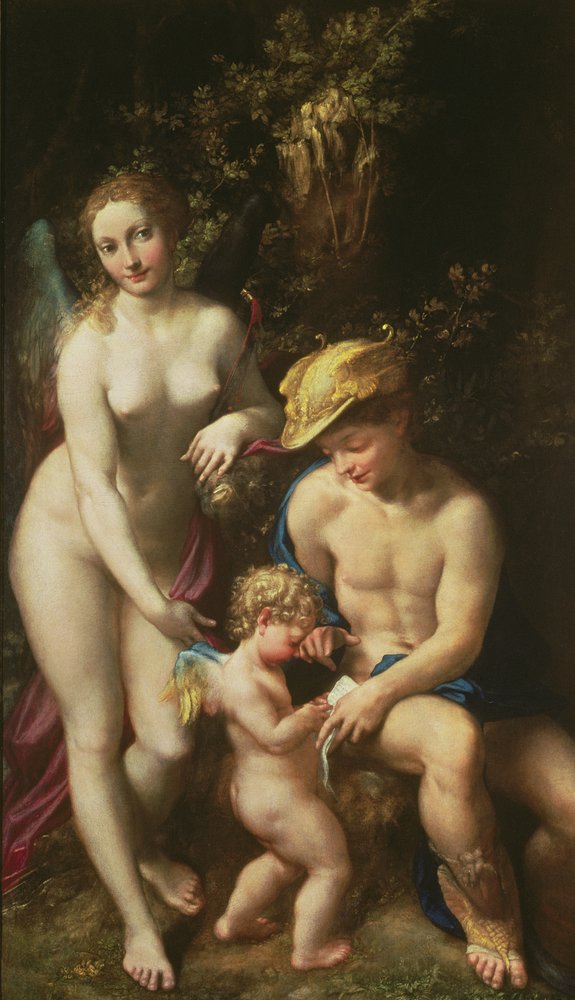 Venus with Mercury and Cupid (