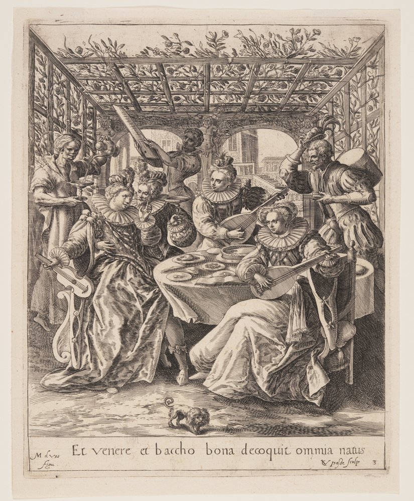 The Son Wasting his Heritage with Riotous Living, from The Parable of ...