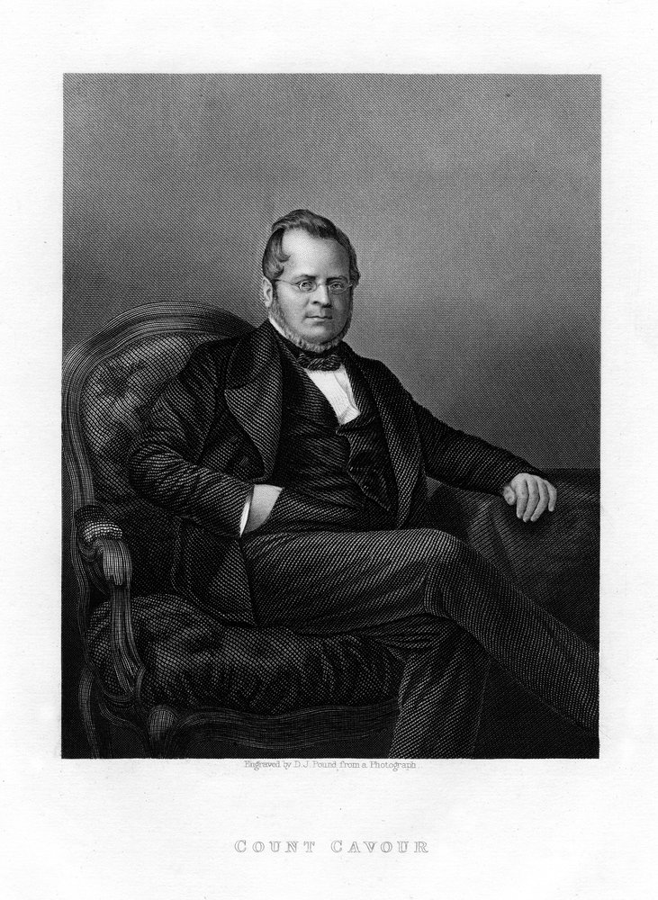 Count Camillo Benso di Cavour, Italian politician, 19th century