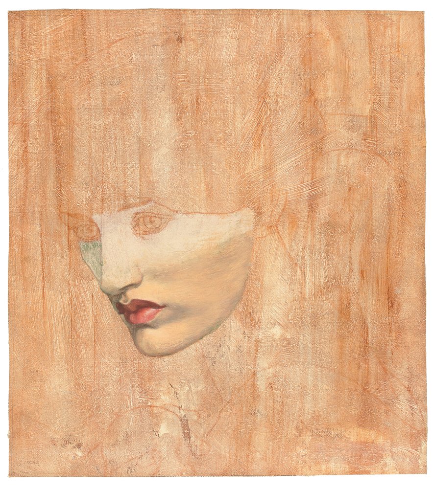 Head of Proserpine by Dante Gabriel Charles Rossetti