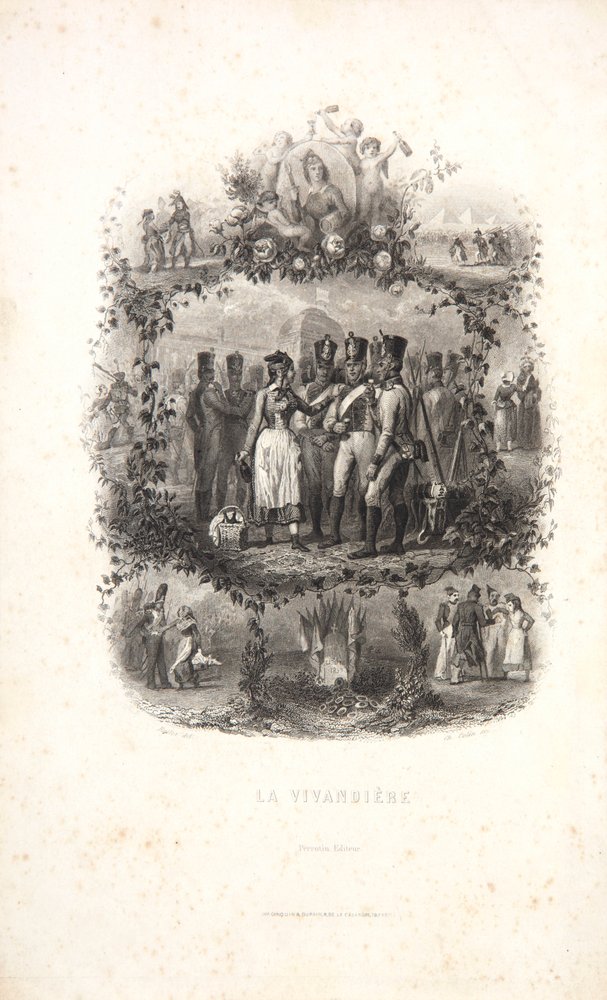 The Vivandiere by Denis-Auguste-Marie Raffet