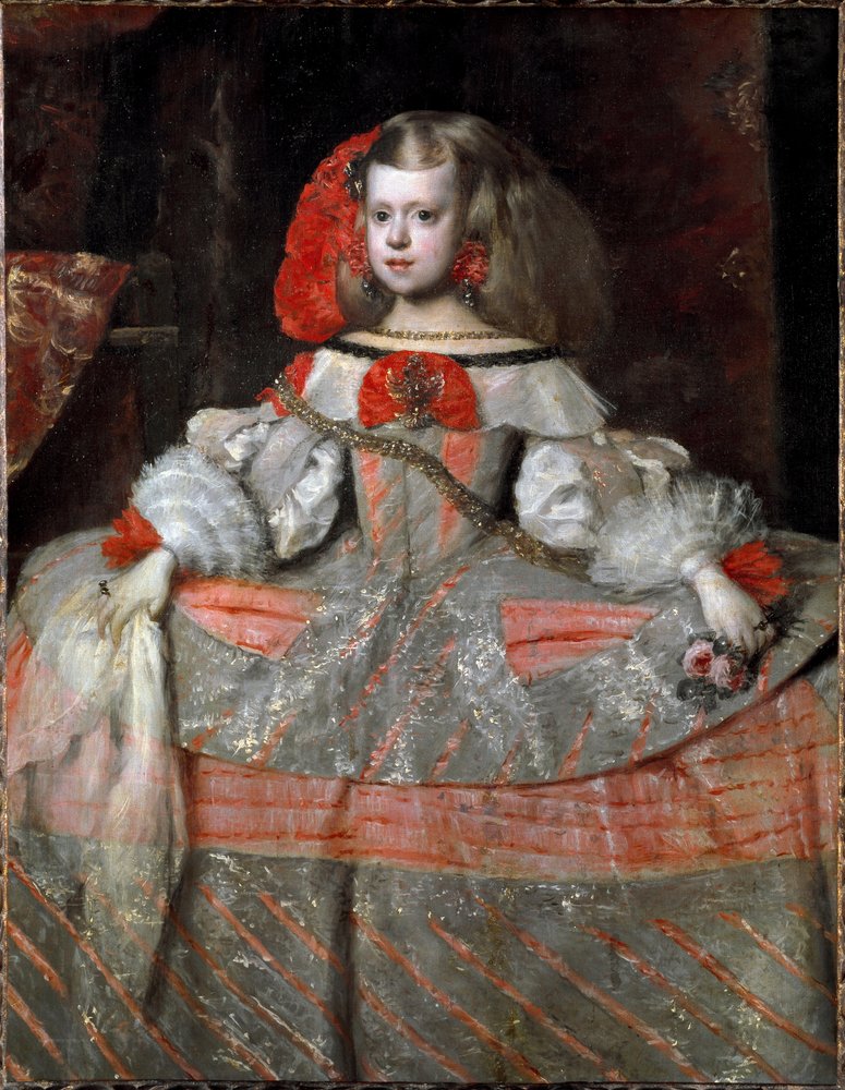 infanta margarita teresa in a pink dress Infanta Margarita Teresa in a Pink Dress