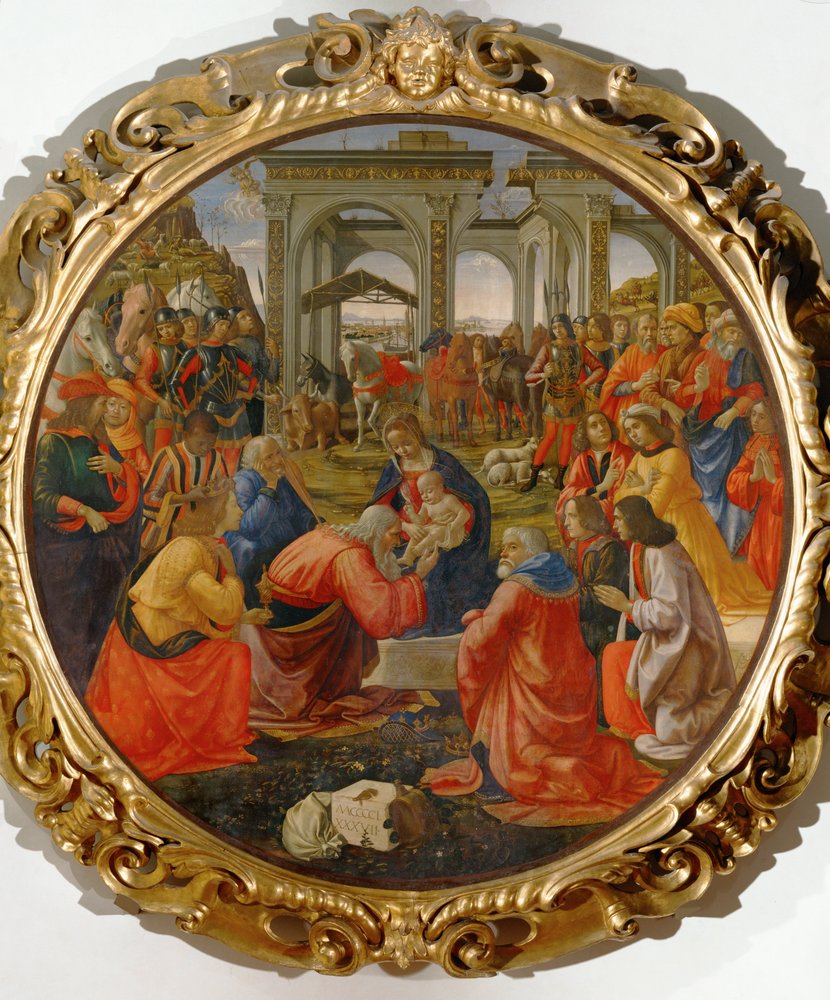 Adoration of the Magi by Domenico Ghirlandaio