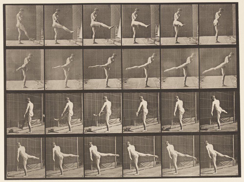 Plate 370. First Ballet Action by Eadweard Muybridge