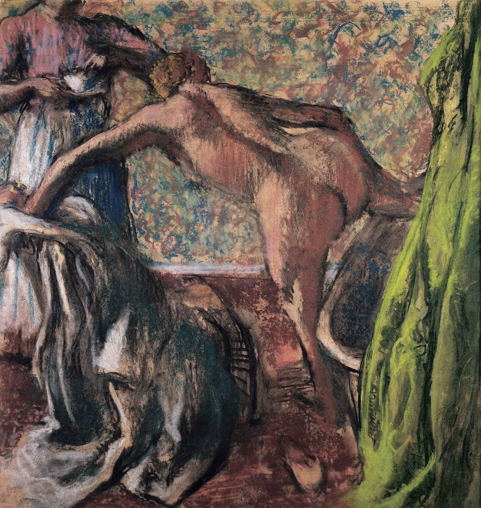 Breakfast After the Bath (The Bath) by Edgar Degas