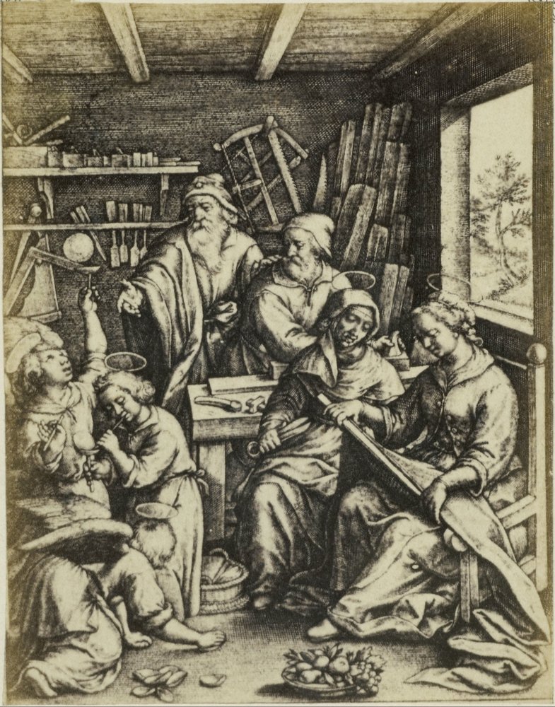 Photoreproduction of the engraving Les bulles de savon by Hieronymus Wierix by Edmond Fierlants