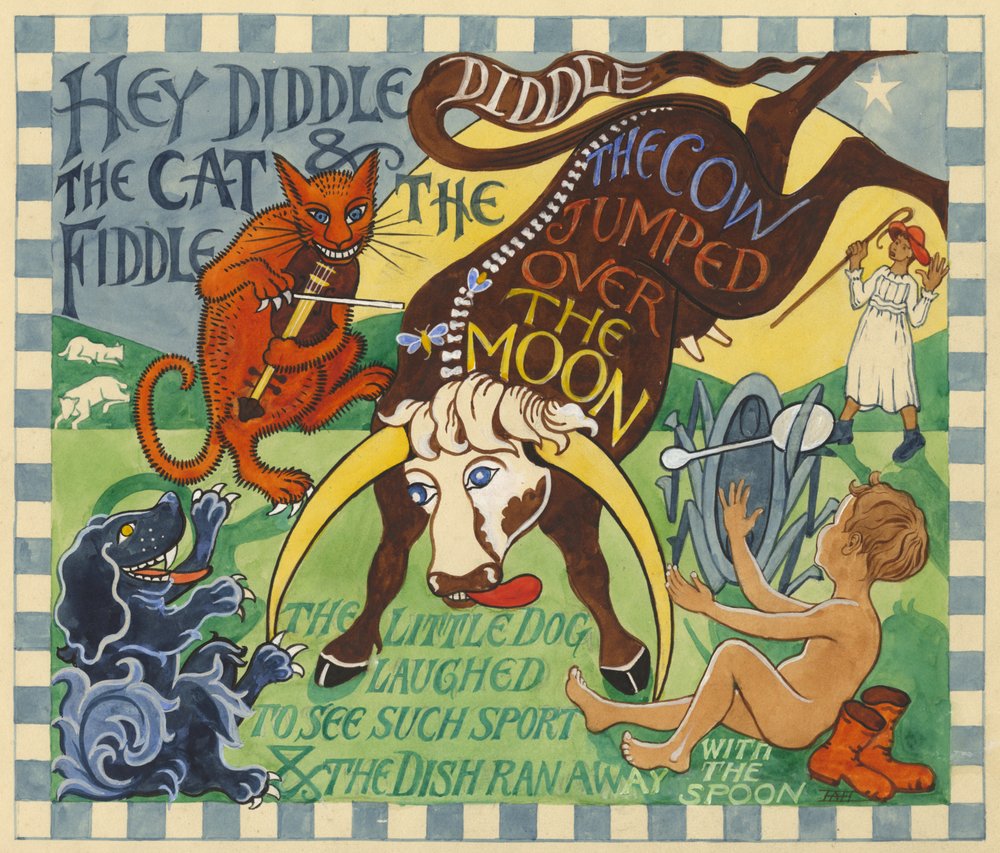 Hey Diddle Diddle by Edmund Hunter: Buy fine art print