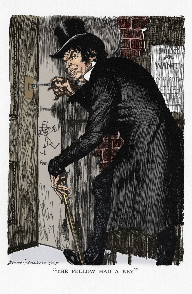 Scene from The Strange Case of Dr Jekyll and Mr Hyde by Robert
