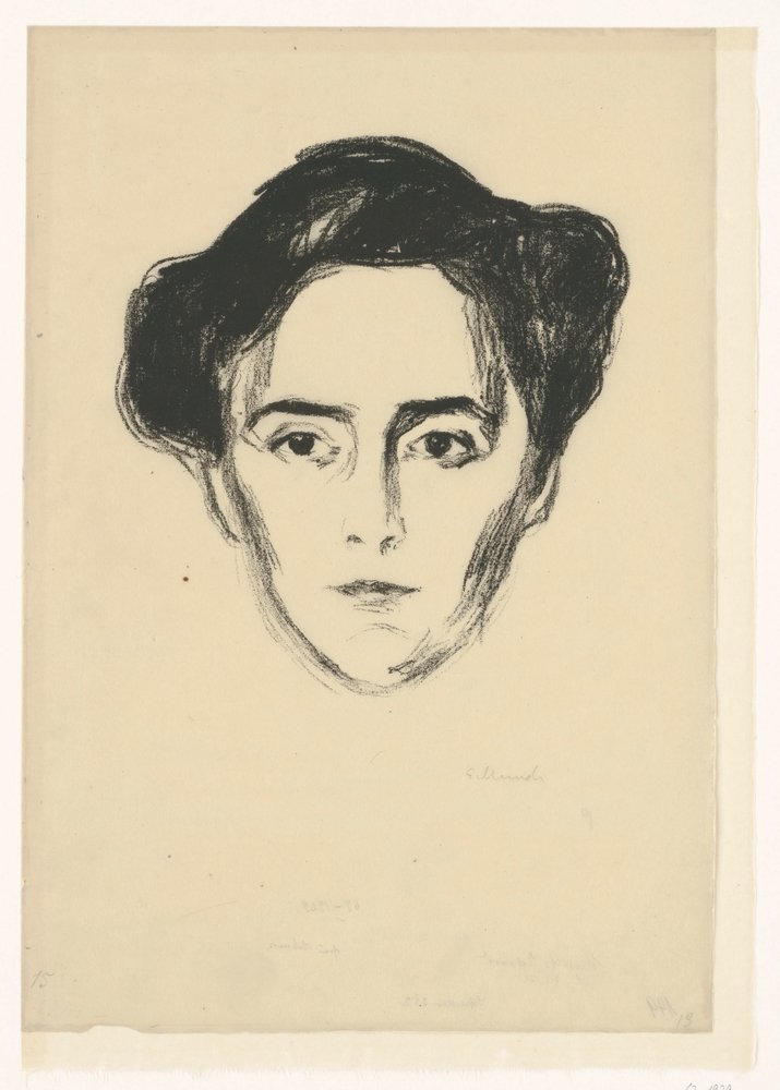 Mrs Schwarz by Edvard Munch